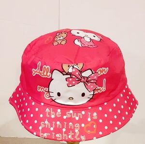HELLO KITTY BUCKET HAT AGES 2 TO 5
